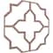 Ekena Millwork 33W x 33H x 38T Small Laird Decorative Fretwork Wood Ceiling Panels, Walnut CELW33X33X0375LRDWA - alternate 7